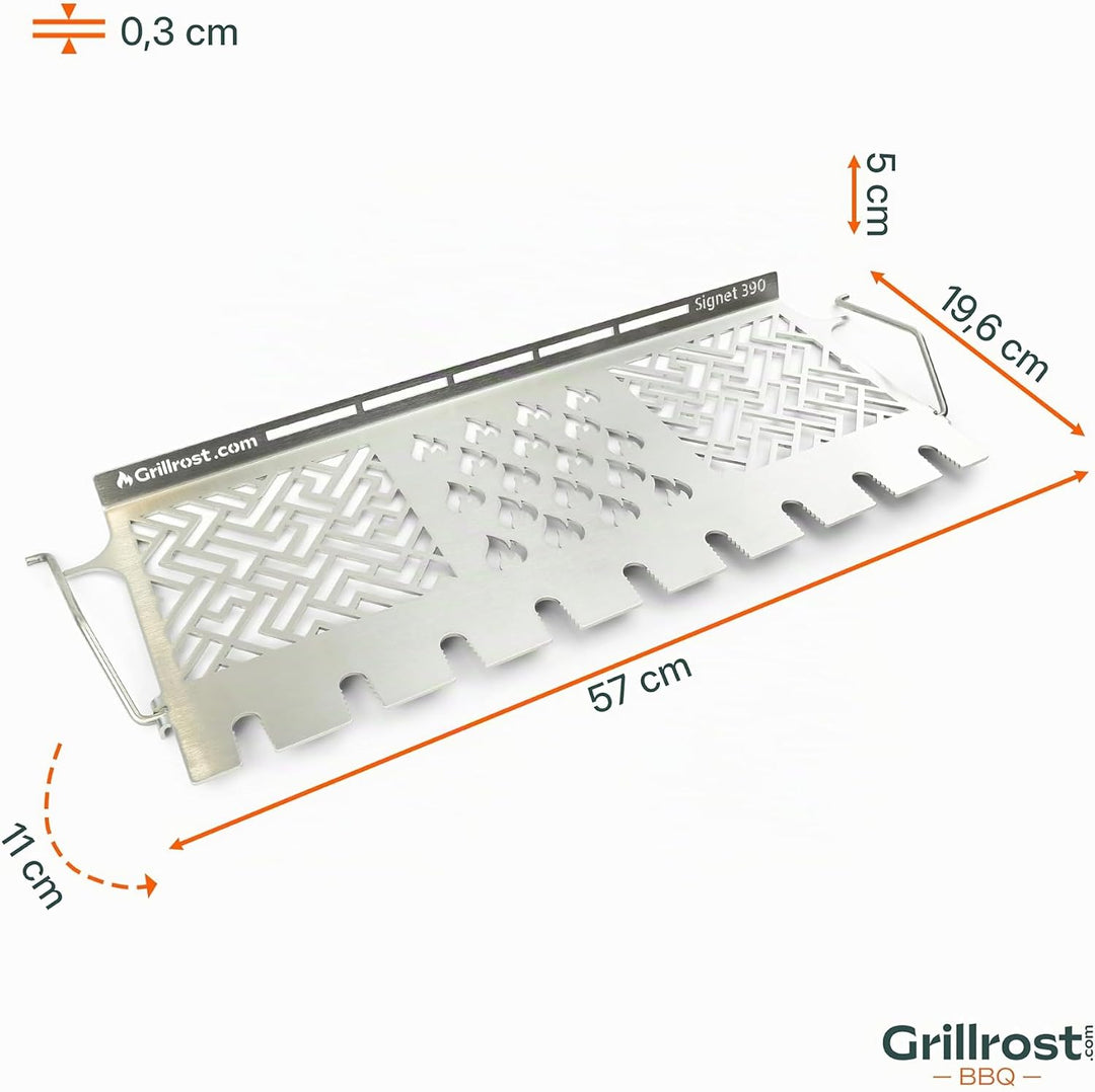 Grillrost.com Das Original Edelstahl Warmhalterost Multistation für Broil King - Porta Chef 320 und