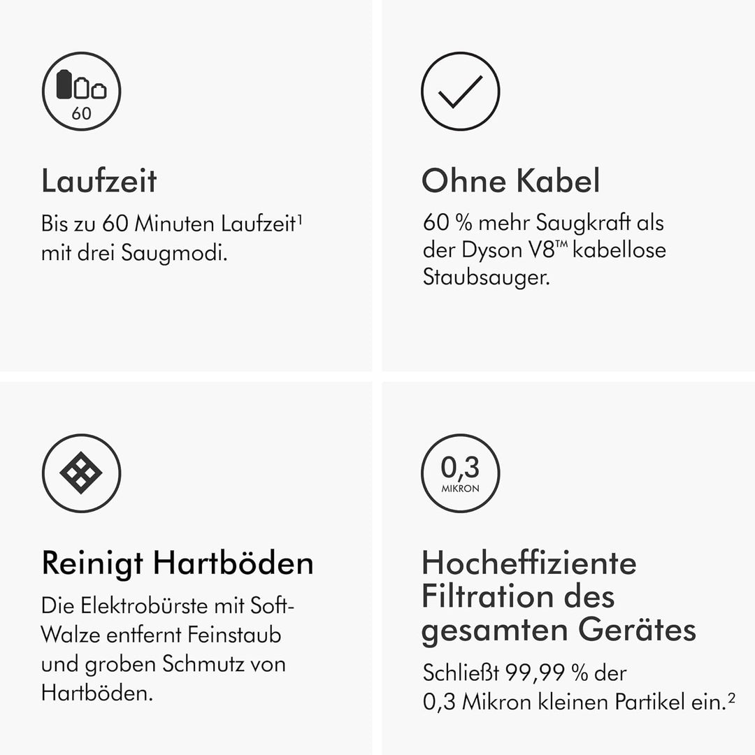 Dyson V11™ Fluffy kabelloser Staubsauger (Nickel/Rot)
