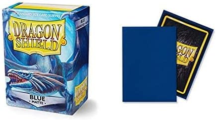 5 Packs Dragon Shield Matte Blue Standard Size 100 ct Card Sleeves Value Bundle! Blau