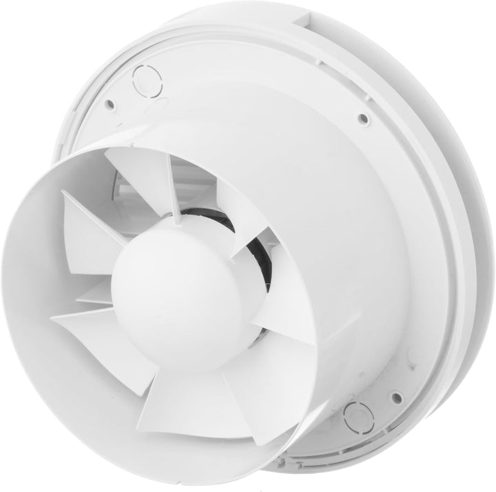Steinberg14 Weiss Ø 150mm Deckenventilator, Abluftventilator Badlüfter Fan, Rund Ventilator zur Belü