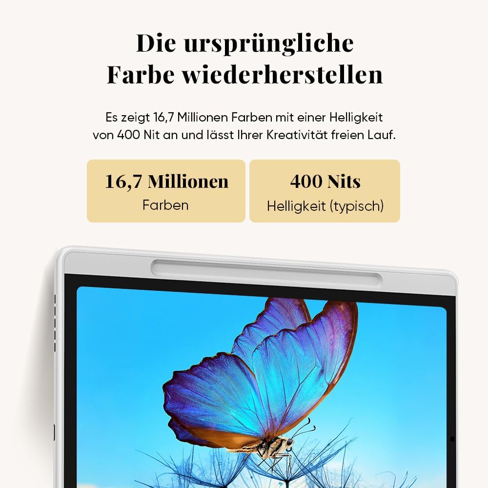 XP-Pen XPPen Magic Note Pad, Papier-Tablet mit 10,95-Zoll-Farbdisplay, 16K X3 Pro Stift, DREI Farbmo