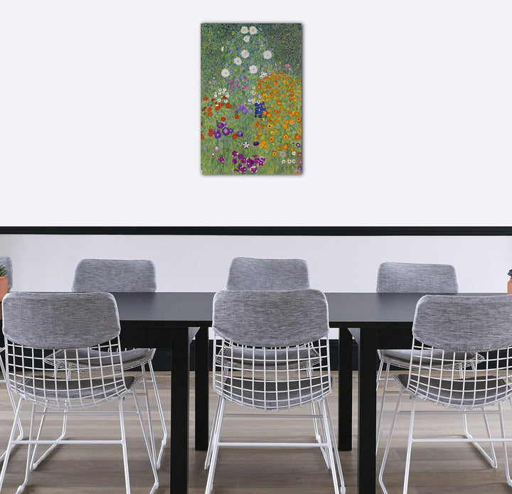 Printed Paintings Leinwand (60x80cm): Gustav Klimt - Bauerngarten (1907) 60x80 cm, 60x80 cm