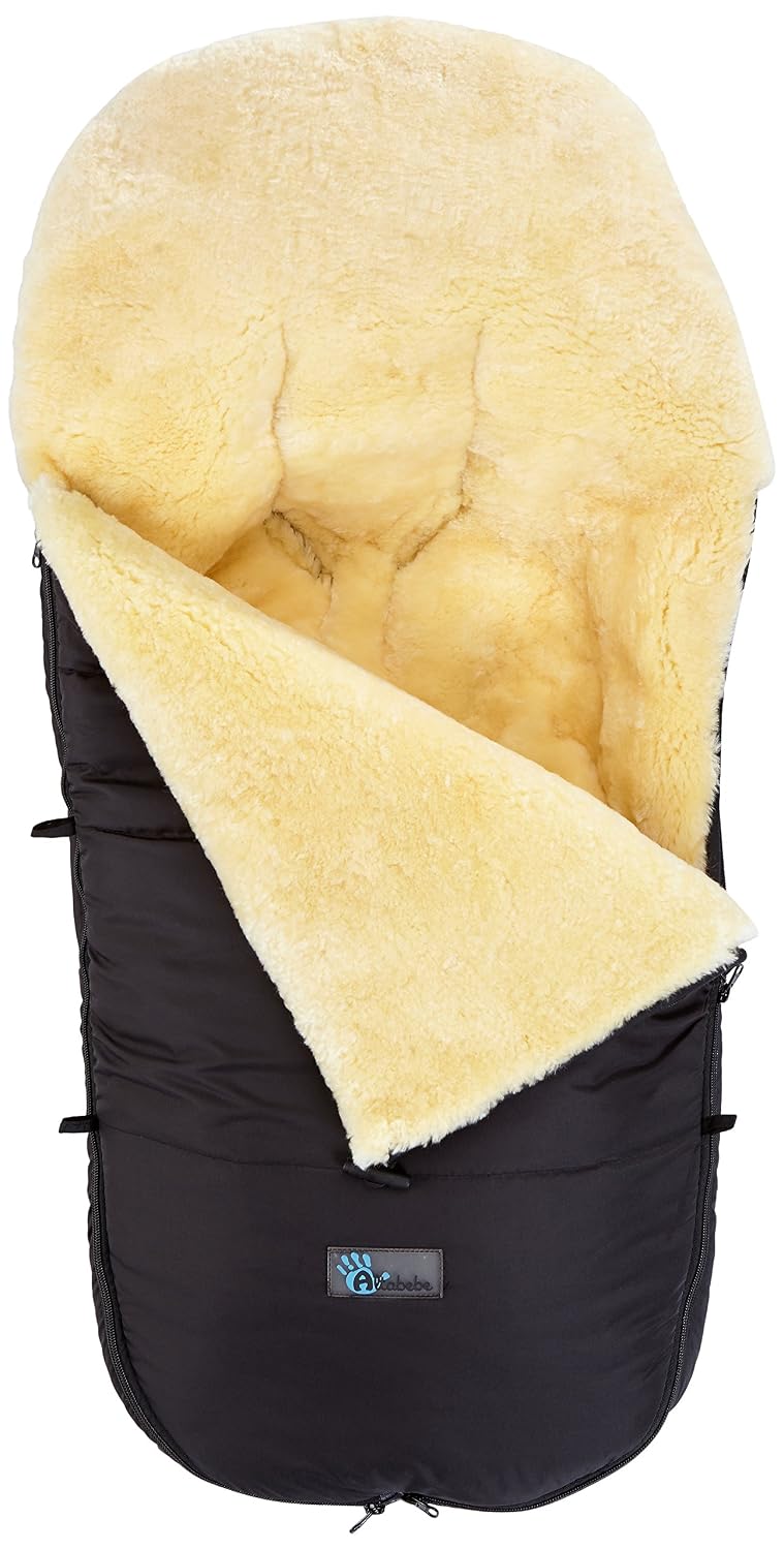 Altabebe MT2280LP-65 Winter Lammfellfusssack für Bugaboo and Joolz Nordkap Kollektion 12-36 Monate,