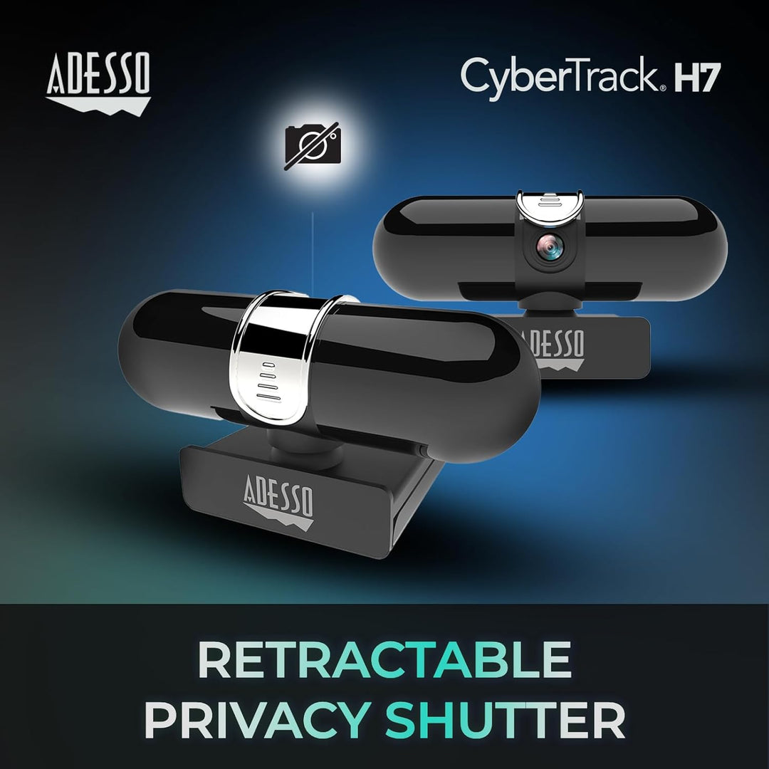 Adesso CyberTrack H7 2K Quad HD Webcam