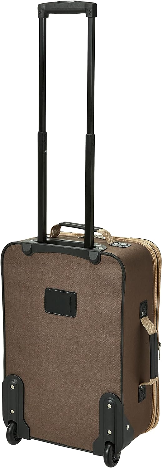 Rockland Fashion Softside Gepäck-Set, aufrecht stehend, braun, Einheitsgrösse, Fashion Softside Gepä