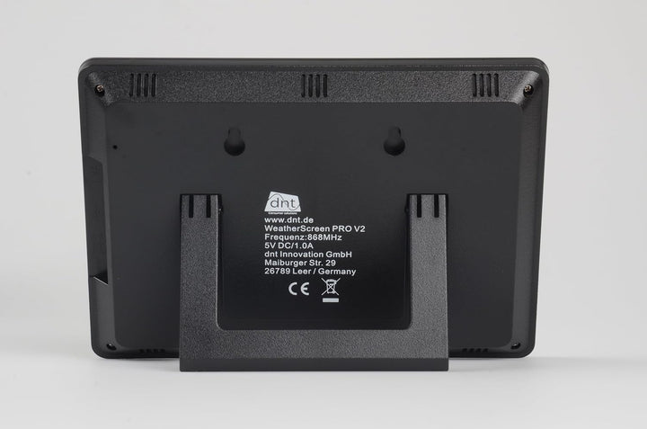 dnt WiFi-Wetterstation WeatherScreen PRO V2, Wetter- und Raumklima stets unter Kontrolle, DNT000026