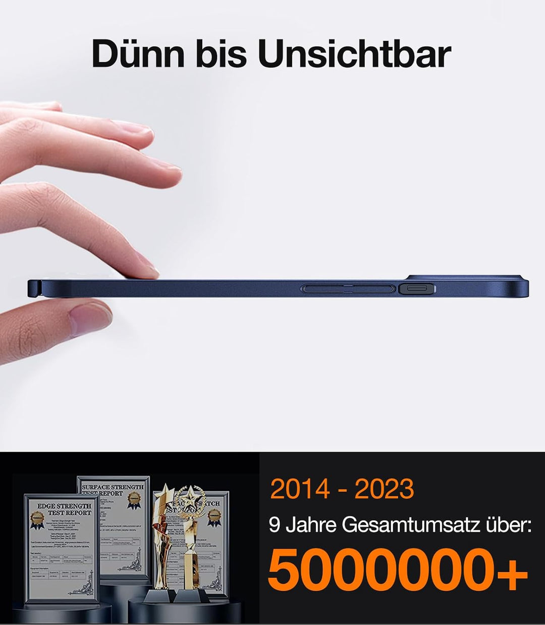 TORRAS für iPhone 12 Hülle, iPhone 12 Pro Hülle Ultra Dünn (Wie Original) Slim Handyhülle Case (Unze