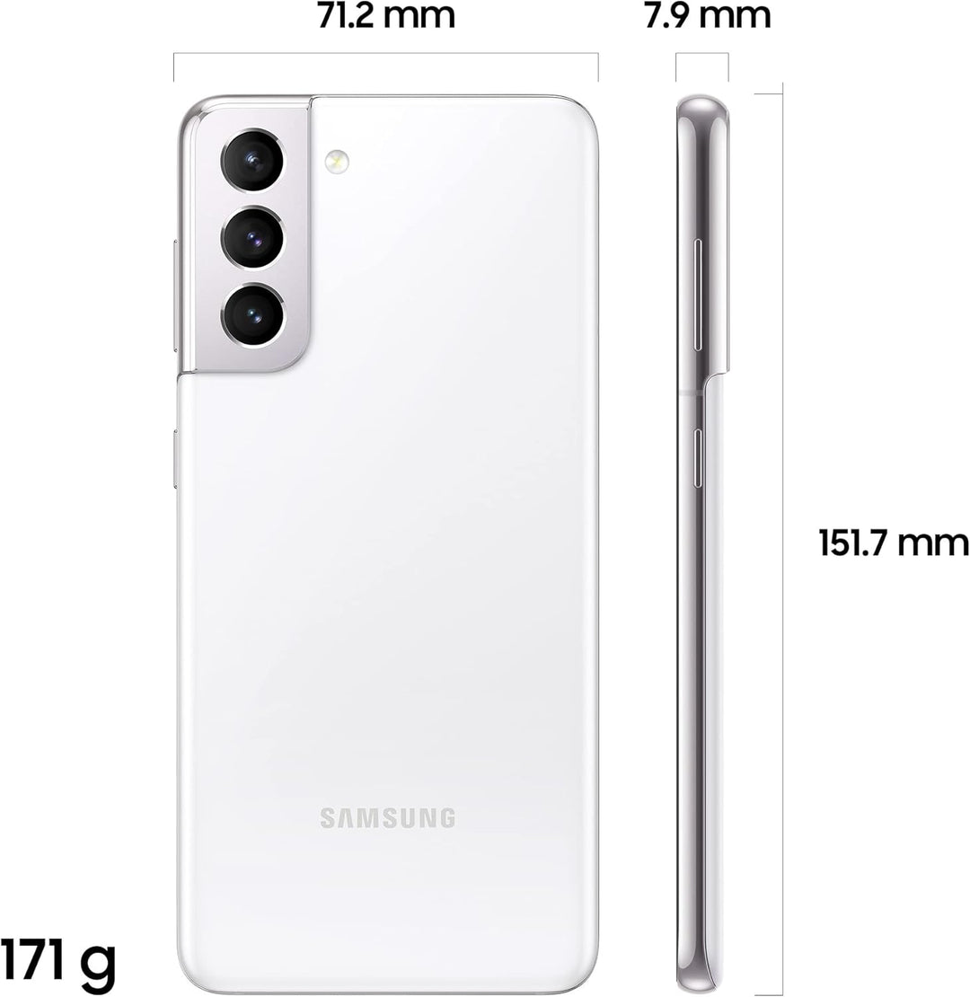 Samsung Galaxy S21 5G - Smartphone 128GB, 8GB RAM, Dual SIM, White, White