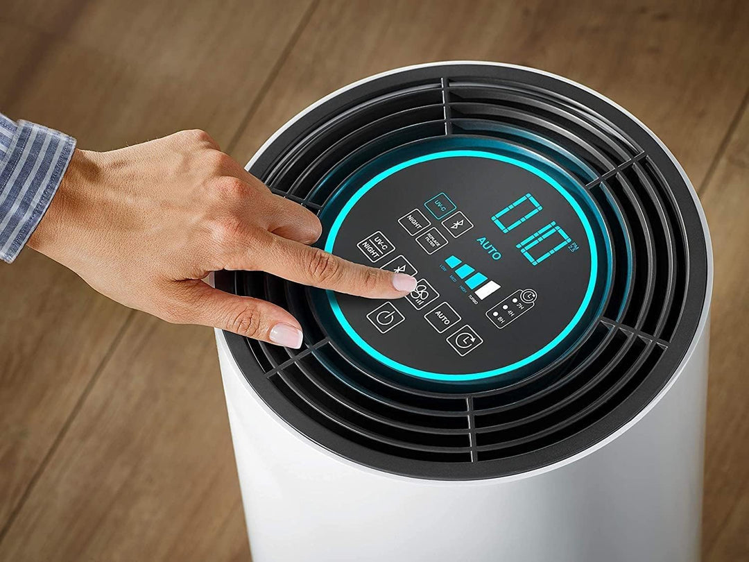Soehnle Airfresh Clean Connect 500 Luftreiniger Allergiker, Luftfilter 99,5% von Staub Pollen Gerüch