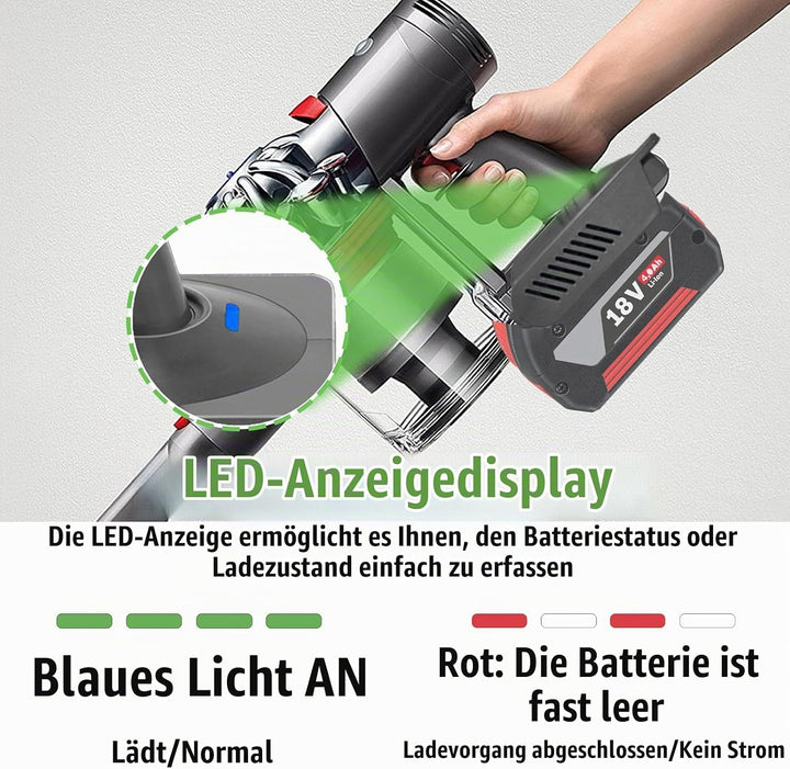 Universal V6 Akku-Adapter für Dyson, kompatibel mit Bosch Professional 18V GBA System Akku, Mehrzwec