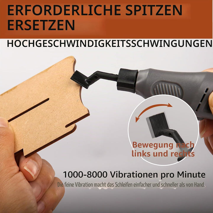 Schnurloser Stiftschleifer, variable Geschwindigkeit, Mehrzweck-Elektrowerkzeug zum Schleifen, Polie