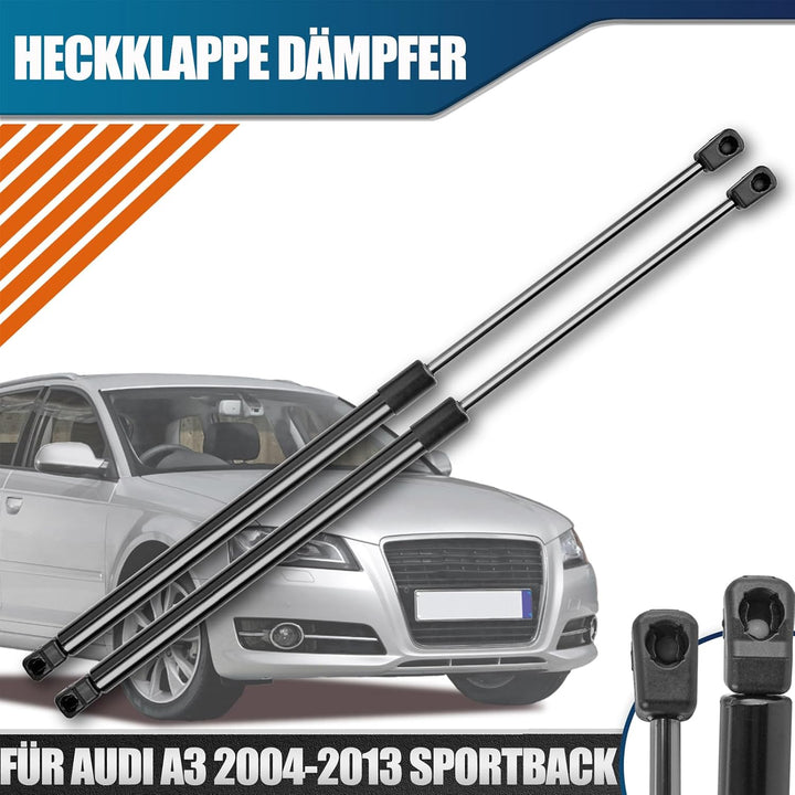 AUTOXBERT 2 Stück Heckklappendämpfer für Audi A3 8P, Gasfeder Heckklappe Dämpfer 8P4827552B 8P482755