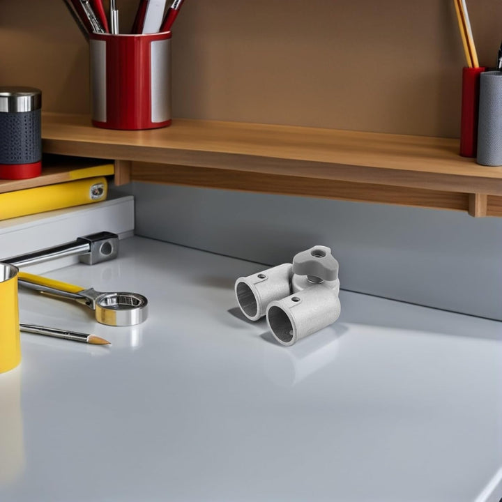 Teleskop Reinigungsstangenadapter als Ersatzteil für Wischmopp und Besengelenk Aluminium Gelenkadapt