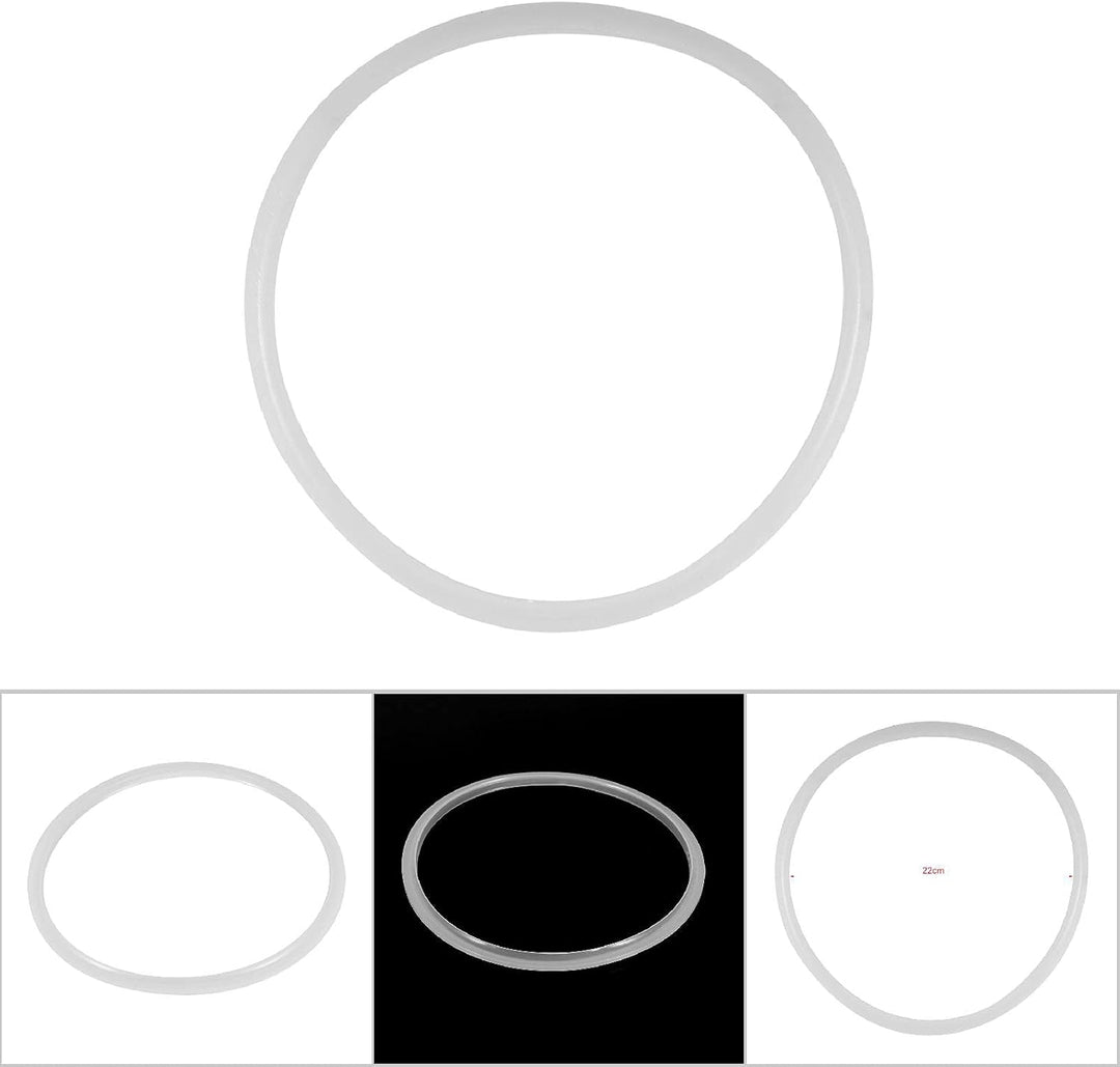 lyrlody Silikon Dichtungsring für Schnellkochtopf 22-32 cm Hohe Temperaturbeständigkeit Ersatzzubehö