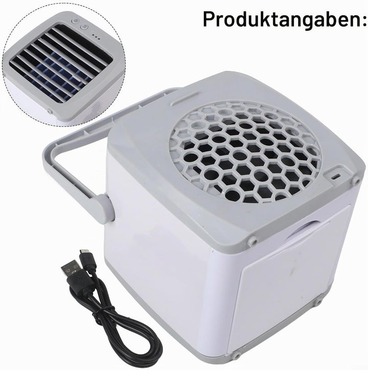 Kleine Auto-Klimaanlage, tragbare Klimaanlage, kleiner persönlicher Luftkühler, kompakter Verdunstun