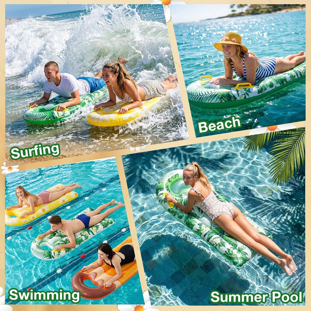 Surfbrett Aufblasbar, Yanghad Schwimmbrett Aufblasbar, Surfboard, Luftmatratze Wasser, für Wasserrut