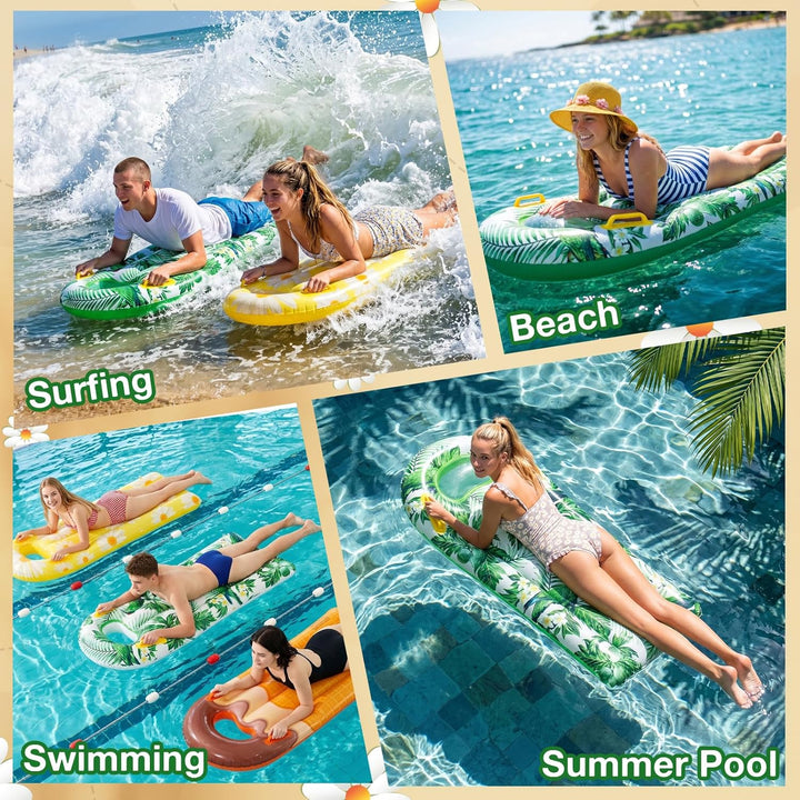 Surfbrett Aufblasbar, Yanghad Schwimmbrett Aufblasbar, Surfboard, Luftmatratze Wasser, für Wasserrut