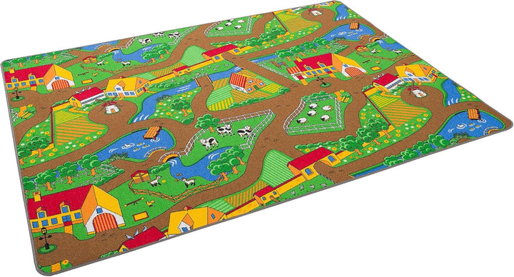 Pergamon Strassenteppich Beidseitig Kinder Spielteppiche für Kinderzimmer und Spielzimmer 160x240 cm