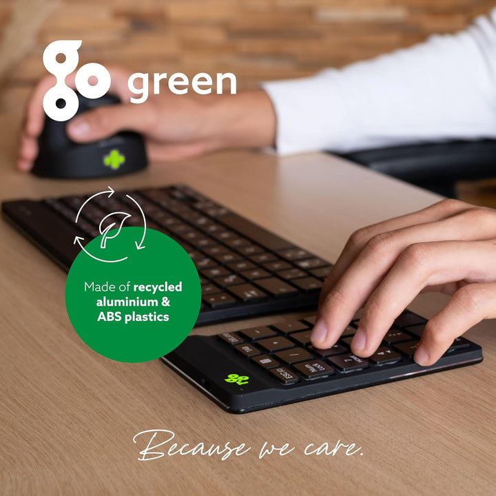 R-Go Numpad Break, Mit Anti-RSI-Software, Bluetooth kabellos Ziffernblock, Numerische Tastatur für C