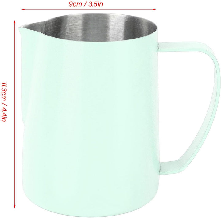 Milchaufschäumkrug, 480 Ml, Espresso-Dampfkrug, Edelstahl-Milchkännchen, Milchaufschäumbecher, Milch