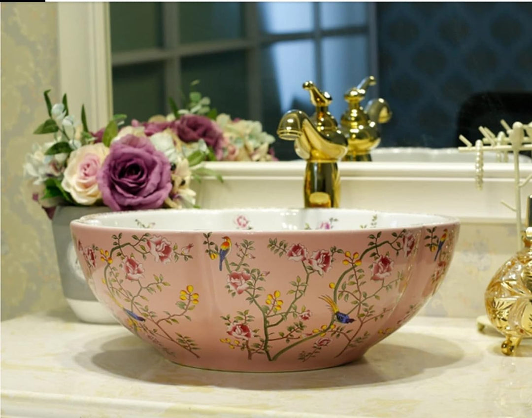 Badezimmerarmatur Luxus Gold Waschbeckenarmatur für Badezimmer Waschbecken hohe Armatur für Eitelkei