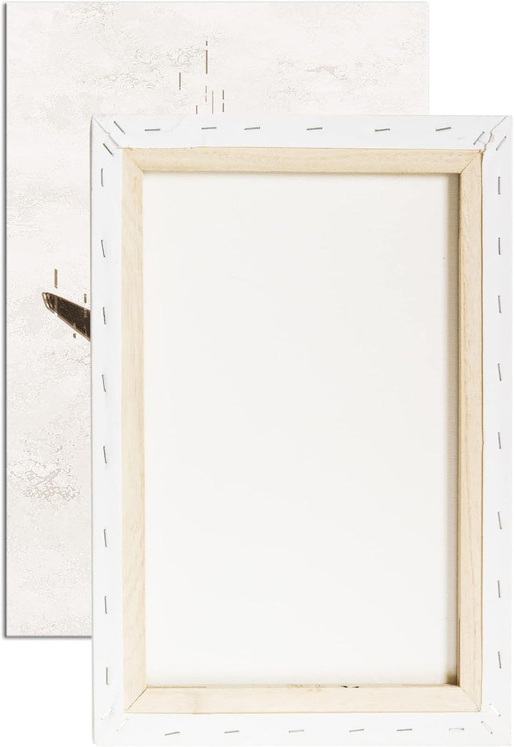 deyoli stürzendes Flugzeug Format: 80x60 Effekt: Sepia als Leinwandbild, Motiv fertig gerahmt auf Ec