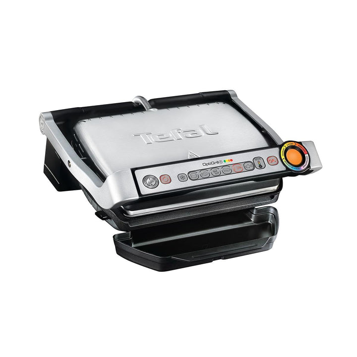 Tefal OptiGrill GC712D34 Kontaktgrill, 6 automatische Programme, Garstufenanzeige, 4 manuelle Temper
