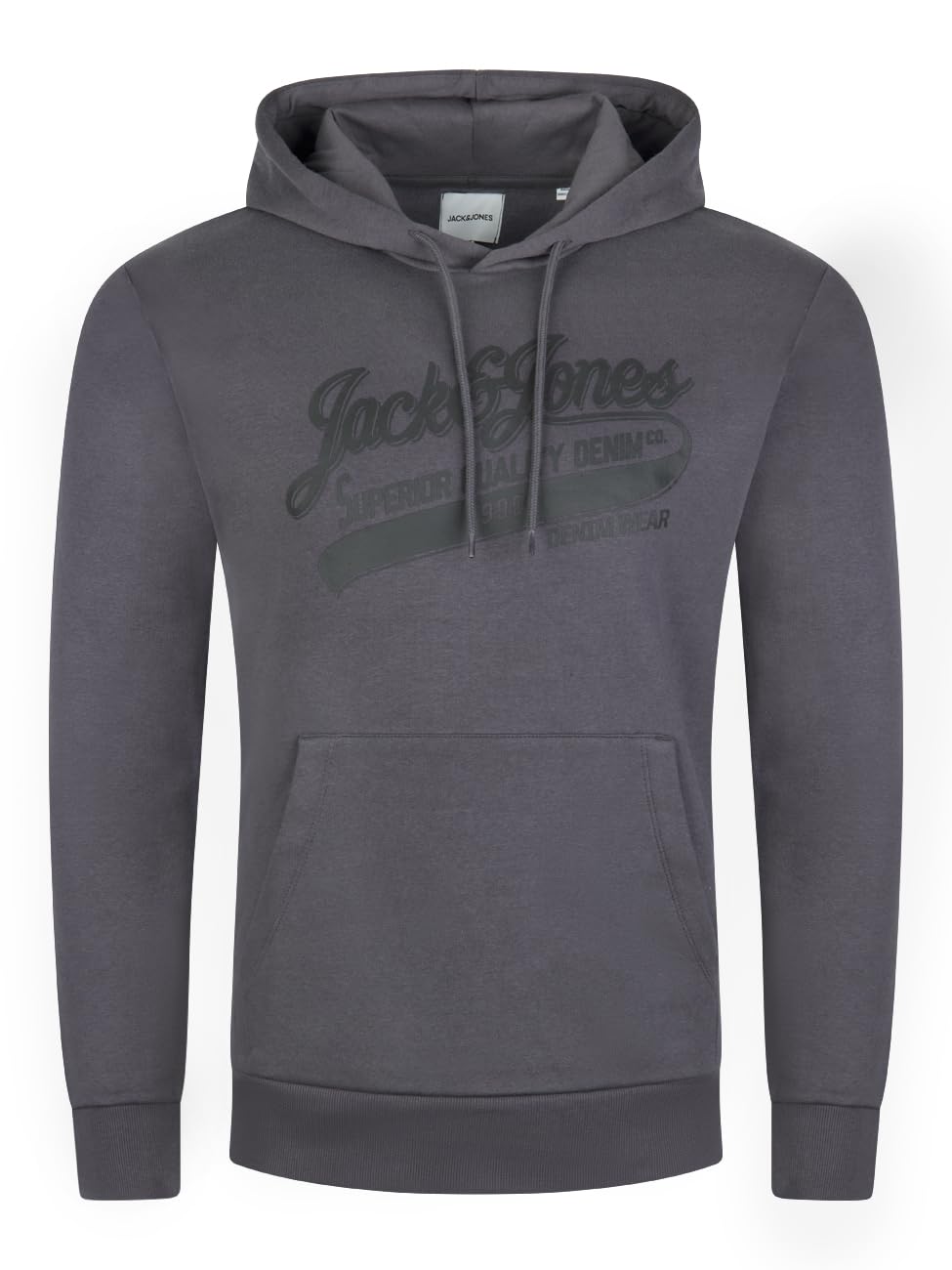 JACK & JONES Herren Kapuzenpullover JJEADRIAN Hoodie Sweatshirt Pullover Kapuze Kängurutaschen Regul