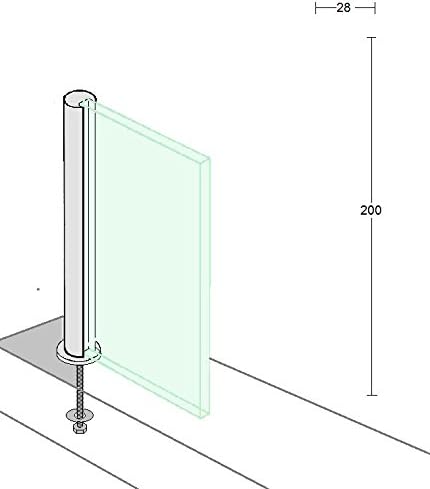 Spritzschutz Protect Herd Kochinsel Edelstahl mit Glasplatte 60cm Breite, 60cm