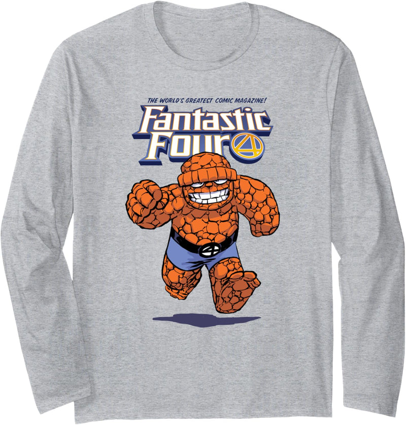 Marvel The Fantastic Four Kawaii The Thing Langarmshirt