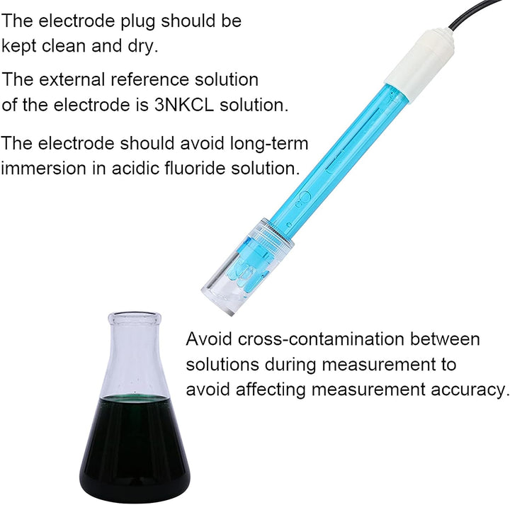 Elprico PH-Sensormodul, digitales PH-Messgerät PH-Sensormodul + PH-Sonden-Verbundelektroden-Testcode
