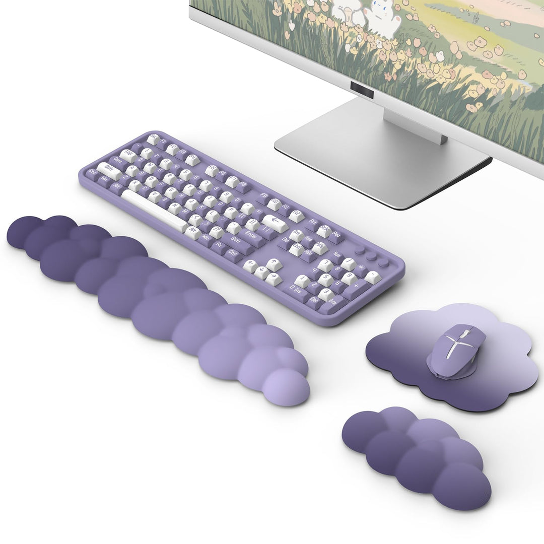 MoKo Wolke Handgelenkauflage, Ergonomisch Weich Cloud Handauflage Tastatur Maus Handballenauflage Se