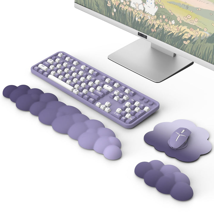 MoKo Wolke Handgelenkauflage, Ergonomisch Weich Cloud Handauflage Tastatur Maus Handballenauflage Se