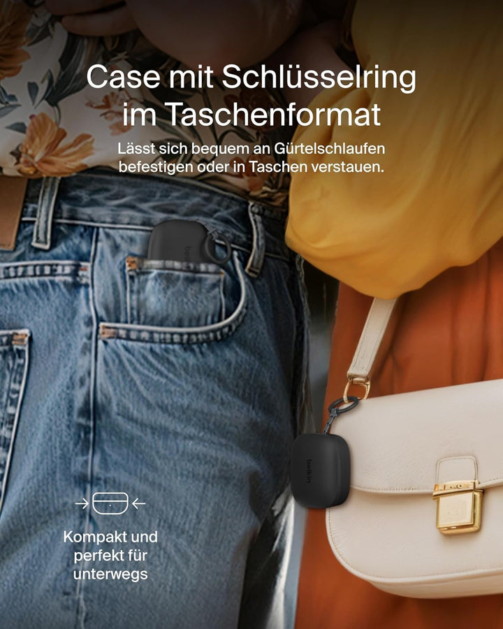 Belkin SoundForm Anywhere In Ear Kopfhörer Kabellos Bluetooth 6.0 für Seitenschläfer, Leicht, Komfor