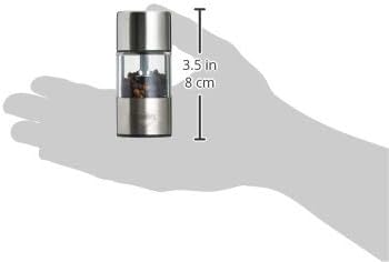 Küchenprofi Midi Mühlen Set Vienna 8,5 cm 3.4" x 1.5" Silber, 3.4" x 1.5" Silber