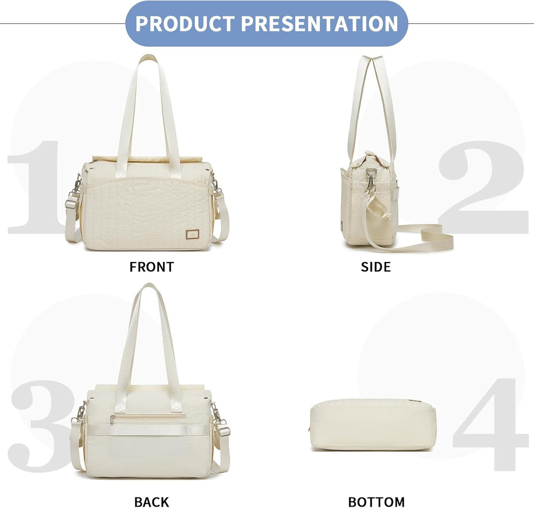 Miss Lulu Wickeltasche für Kinderwagen Wasserdichte Multifunktionale Babytasche mit Kinderwagenhaken