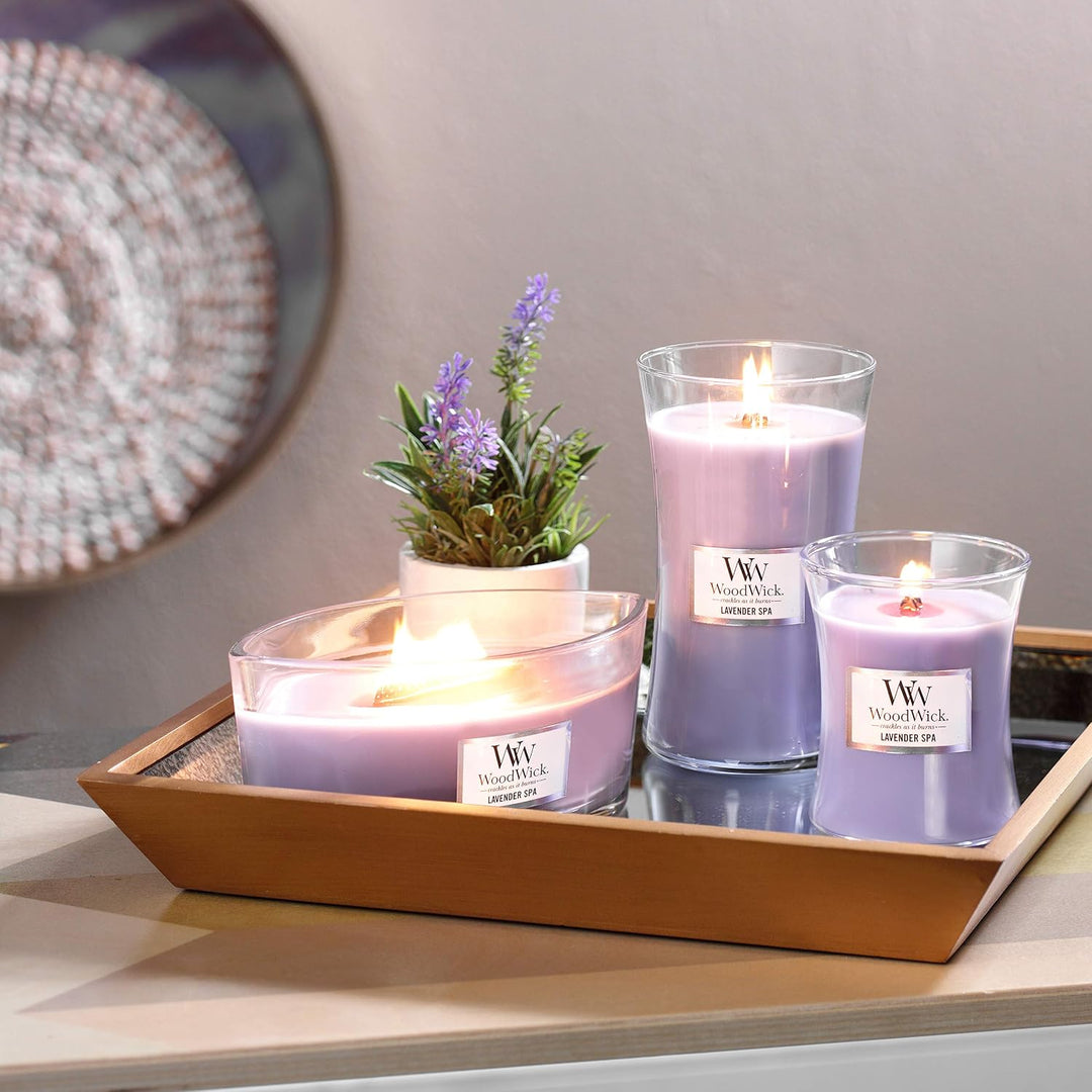 Virginia Kerze mit Lavendelduft, Brenndauer 180 Stunden, 610 g Gross Lavender Spa, Gross Lavender Sp