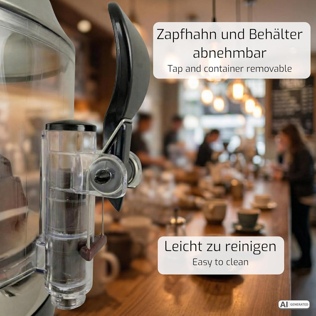 Saro 175-1145 Kakaodispenser Modell Nina, 5 L, 1100 W, schwarz