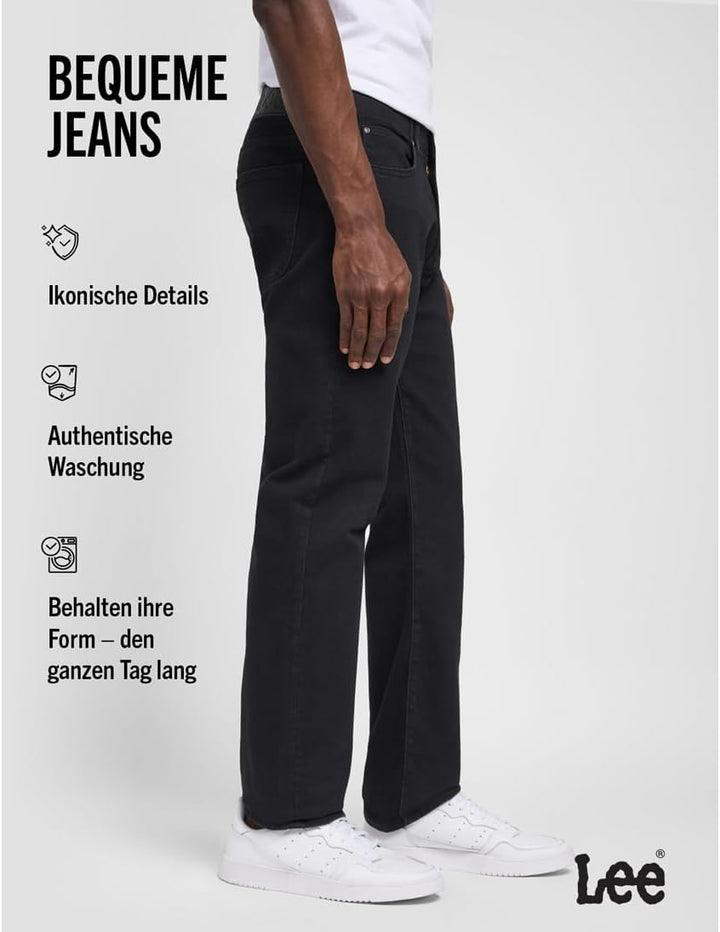 Lee Herren Extreme Motion Jeans 34W / 32L Schwarz, 34W / 32L Schwarz