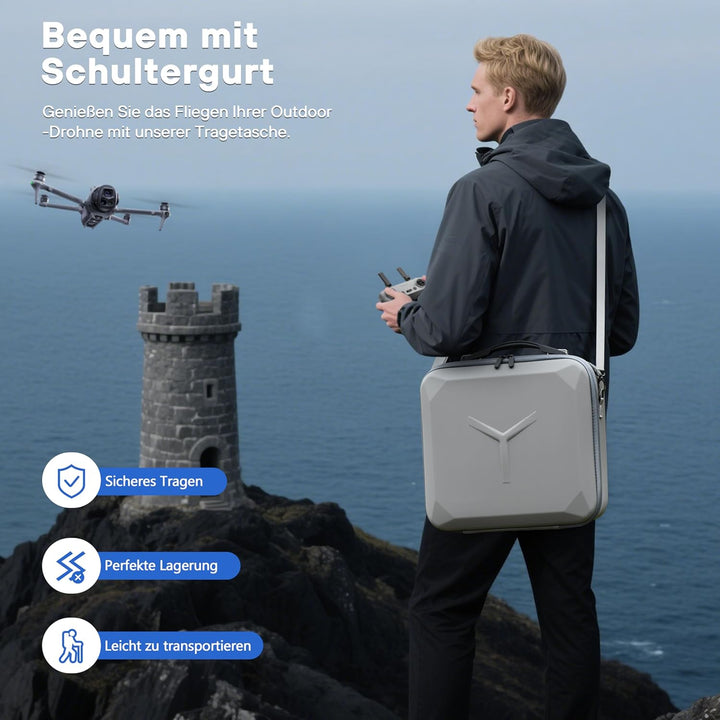 STARTRC PHOTO Mavic 4 Pro Case, Tasche aus PU für DJI Mavic 4 Pro Fly More Combo mit RC 2 Controller