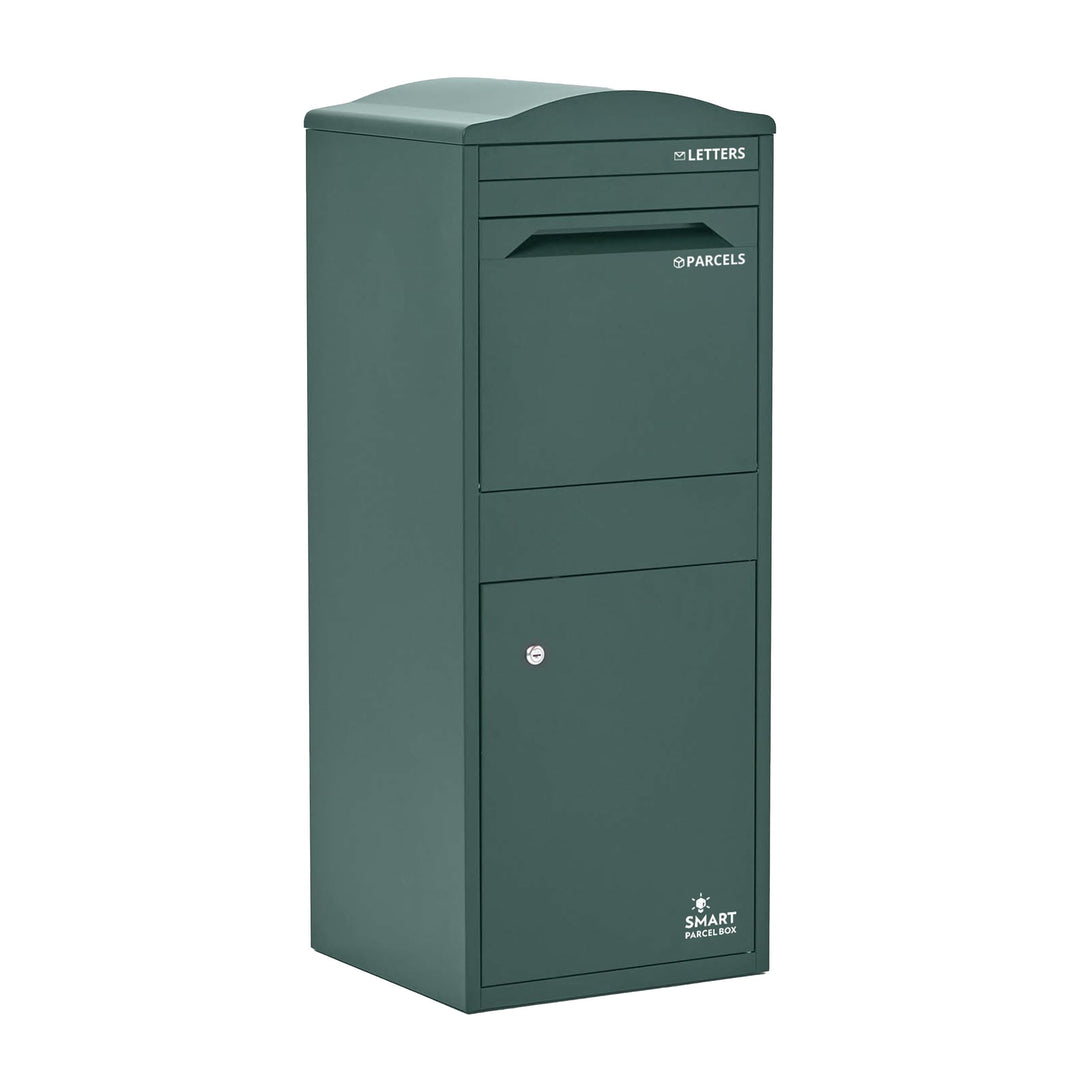 SMART PARCEL BOX Paketbox draussen, Standbriefkasten mit Paketfach, Paketbriefkasten XXL, grosse Pos