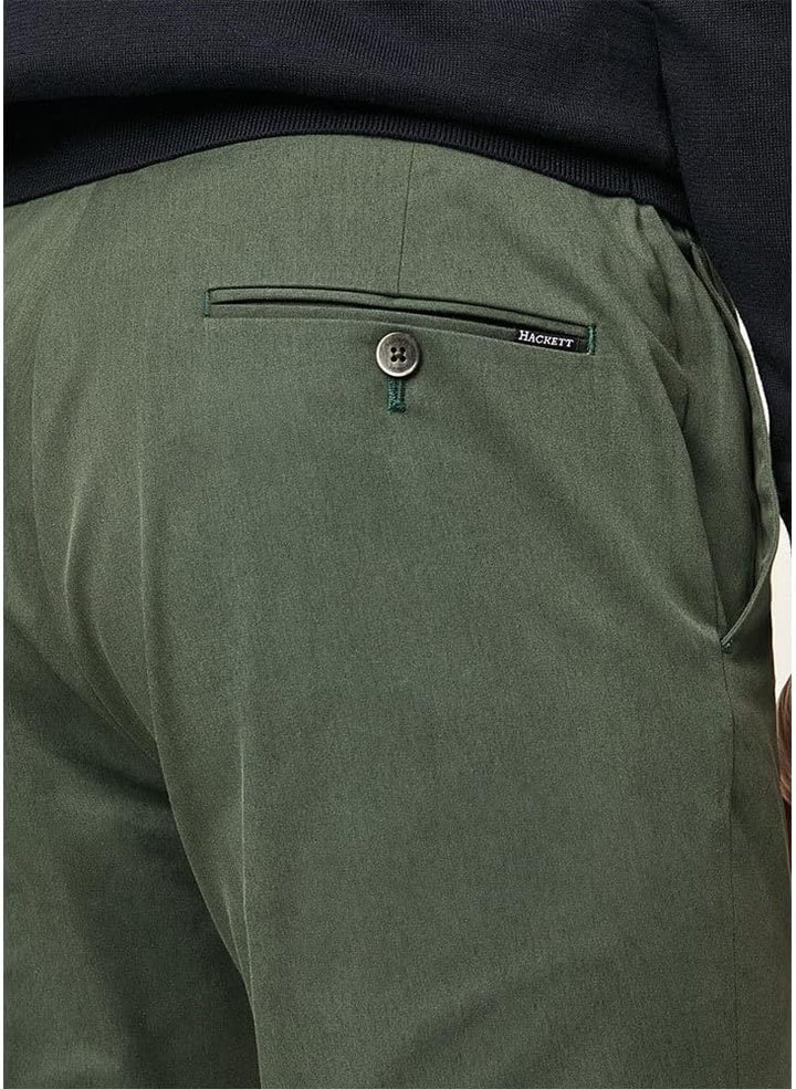 Hackett London Herren Perfect Tencel Chino Hose 32W / 34L Dark Green, 32W / 34L Dark Green