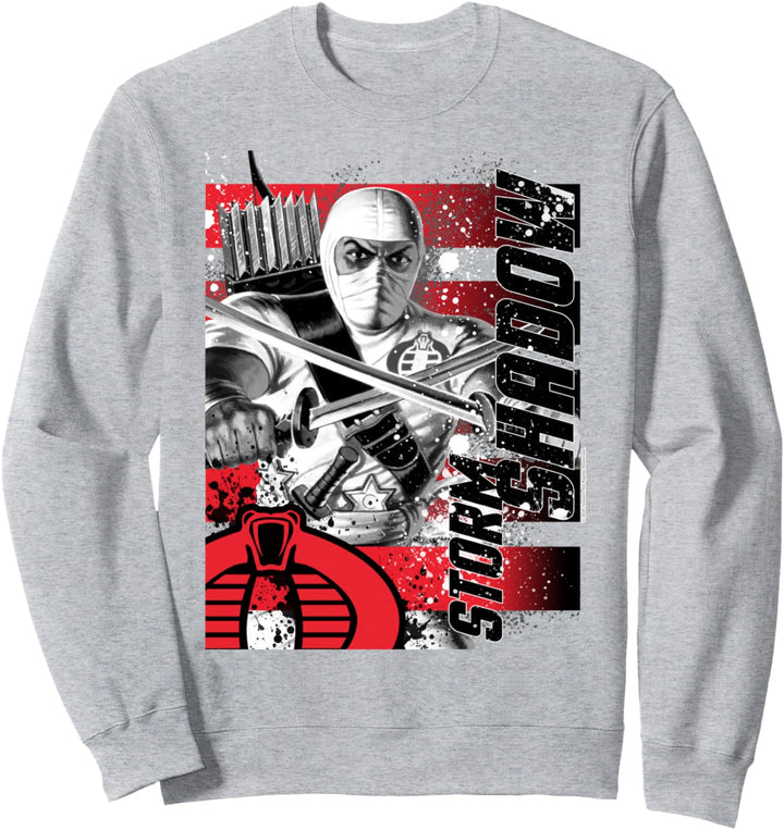 G.I. Joe Storm Shadow Paint Splatter Logo Sweatshirt