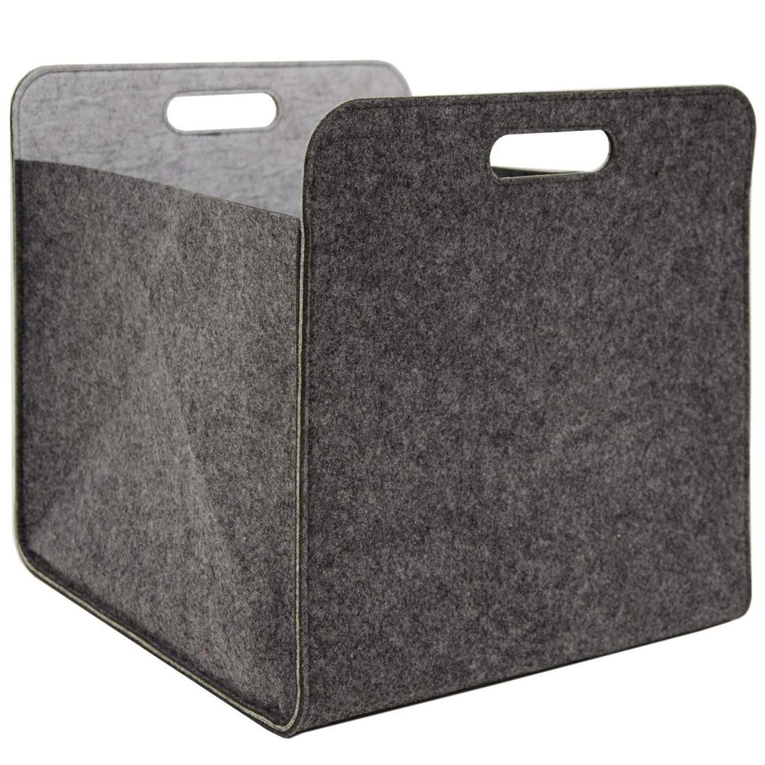 DuneDesign 100% Recycling Filz Aufbewahrungsbox 33x38x33 - Kompatibel mit Kallax Regal - Cube Organi