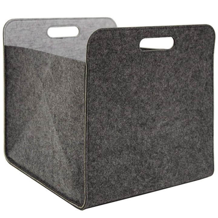 DuneDesign 100% Recycling Filz Aufbewahrungsbox 33x38x33 - Kompatibel mit Kallax Regal - Cube Organi