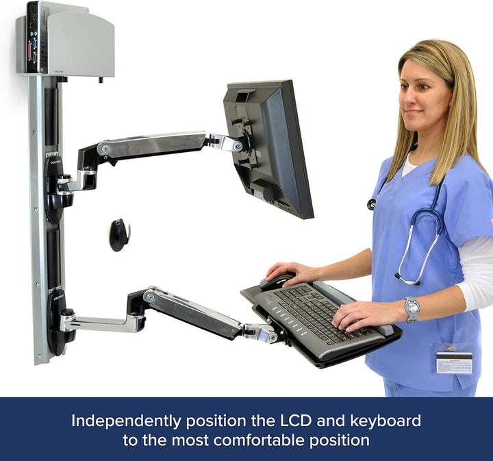 Ergotron LX Wandhalterung für LCD bis zu 61 cm (bis zu 24 Zoll)