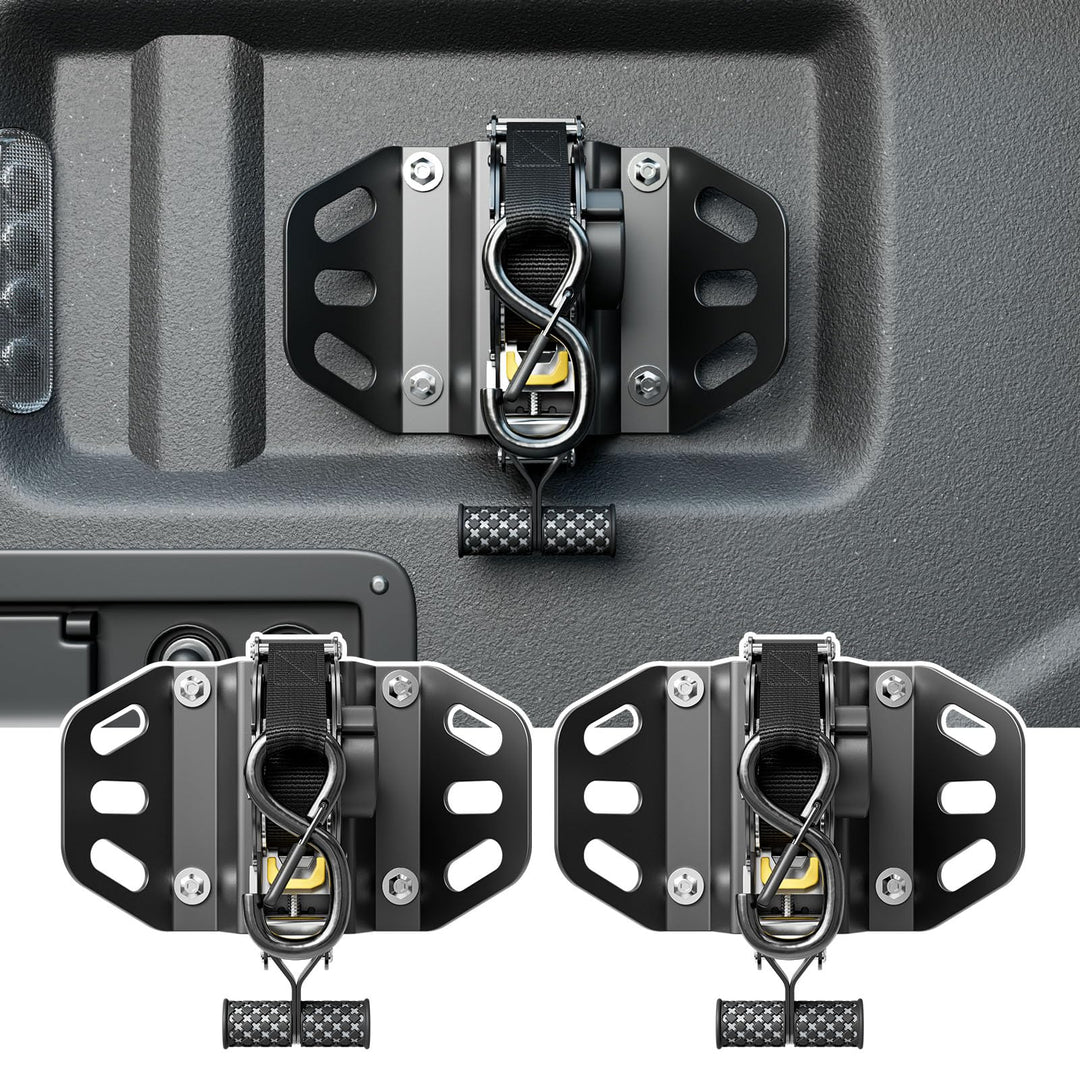 Einziehbare Ratschengurte kompatibel mit Ford F150 2015–2024, einziehbare Spanngurte, Ersatz für For
