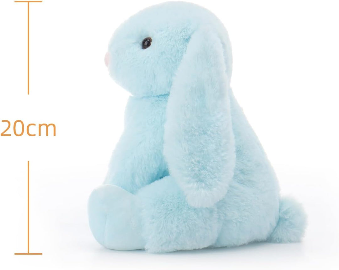 Apricot Lamb – Kuscheltier Hell Blauer Hase 20 cm – Plüsch Spielzeug Plüschtier für Kinder und Baby