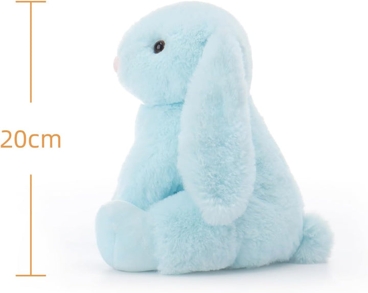 Apricot Lamb – Kuscheltier Hell Blauer Hase 20 cm – Plüsch Spielzeug Plüschtier für Kinder und Baby