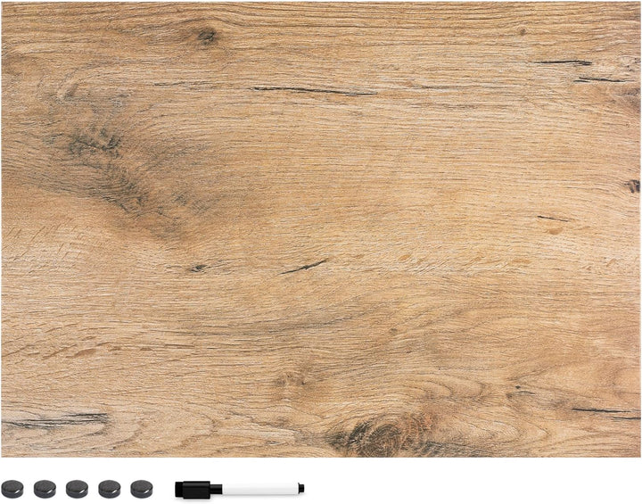 Navaris Magnettafel Magnetpinnwand Memoboard zum Beschriften - 90x60 cm Notiztafel div. Designs - Ta